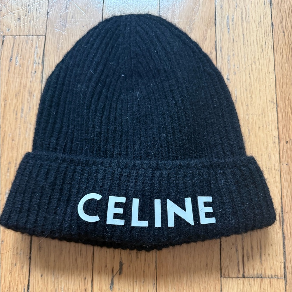 SOLD!!Black Logo Knit Beanie | Designer-Inspired | Winter Hat